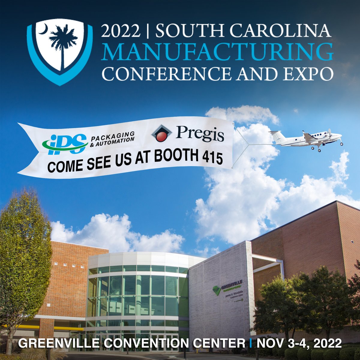 IPSpackaging's tweet photo. It starts TOMORROW! 
Visit us at booth 415––stop by and let's talk about things that are working and things that need some attention.
We can make your life easier.
#IPS #IPSPackagingAndAutomation #Pregis # packagingisawesome https://t.co/jt2hAykbXe