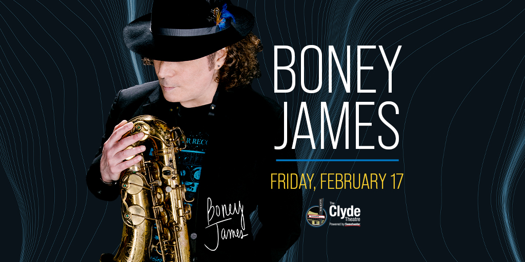 ClydeTheatre's tweet photo. CLYDE PRESALE OPPORTUNITY!🎷 Boney James returns to The Clyde on his Detour 2023 run! Grab the best seats right NOW before the public. Available online only until Thursday 11/3 at 10PM EST using code CLYDE under "Venue Presale"

🎟: https://t.co/LNlrw5ggGt https://t.co/Xe28FNpmqS