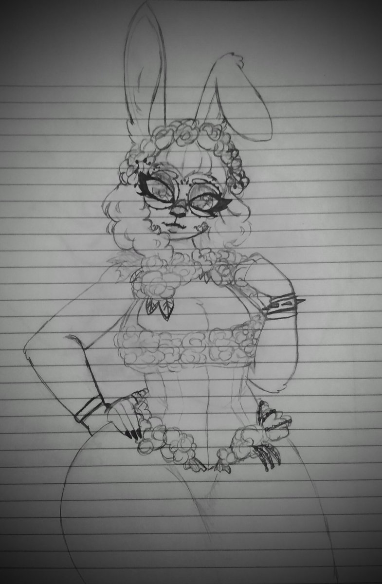 Last day of the short holiday #diapermess #DayoftheDead2022 
Here to go out with Juana Martinez 
In her beautiful outfit

#bunnygirl #bunny #OC #Furryart #furryartwork #furryart #Furry #HispanicHeritage