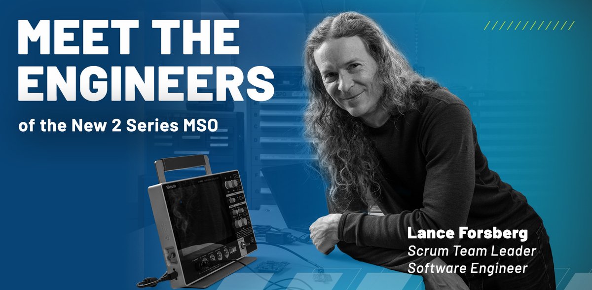 tektronix's tweet photo. It took many teams of seasoned & new engineers to bring the #2SeriesMSO to life. In this series, we have been highlighting some of those teammates, like Lance Forsberg, scrum team lead & software engineer. See what was accomplished. https://t.co/NxOpl6zBVN
#Tektronix #NextGenTek https://t.co/eDl29Gj6Yp
