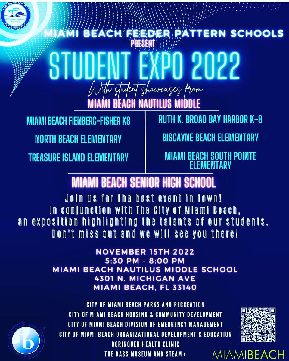 TreasureElem's tweet photo. Please plan to attend this exposition show casing student talent. @StdtSvcsMDCPS @SuptDotres @MDCPSNorth https://t.co/qma79T49sk