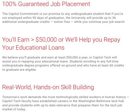 BradfordSims's tweet photo. Nov. 15th at 6pm EST Virtual Undergraduate Open House for Career Focused Capitol Technology University in Maryland - On Campus Degrees at the Bachelors Level Receive the Below Benefits: https://t.co/OAH9GA1bcT @elonmusk #astronauticalengineering #satellites #space #cybersecurity https://t.co/U0qs8cr2oZ