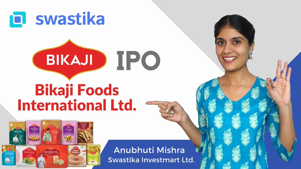 SwastikaInvest's tweet photo. Bikaji Foods IPO | IPO Analysis | Should you Apply or avoid?
https://t.co/EAELY3rm8H
#bikaji #ipo #bikajifoodsipo #currentipo #initialpublicoffering #ipodetails
#upcomingiposin2022 https://t.co/YpY3FtixvC