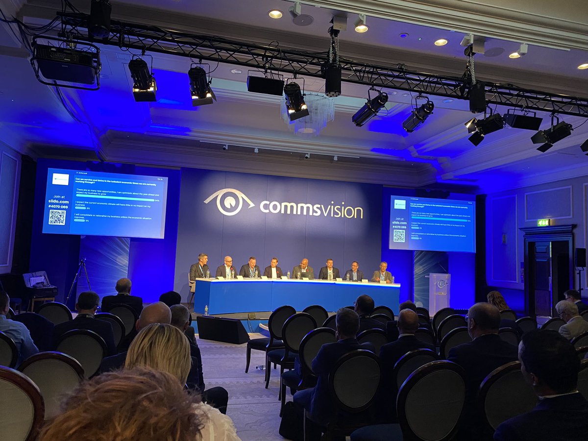 thegraemegordon's tweet photo. A great start for #commsvision @gleneagles this year. So much buzz in the room - need a more #diverse first panel though … and their are so many great people and brains in our industry that could take the seats https://t.co/9IYvMPuOnb