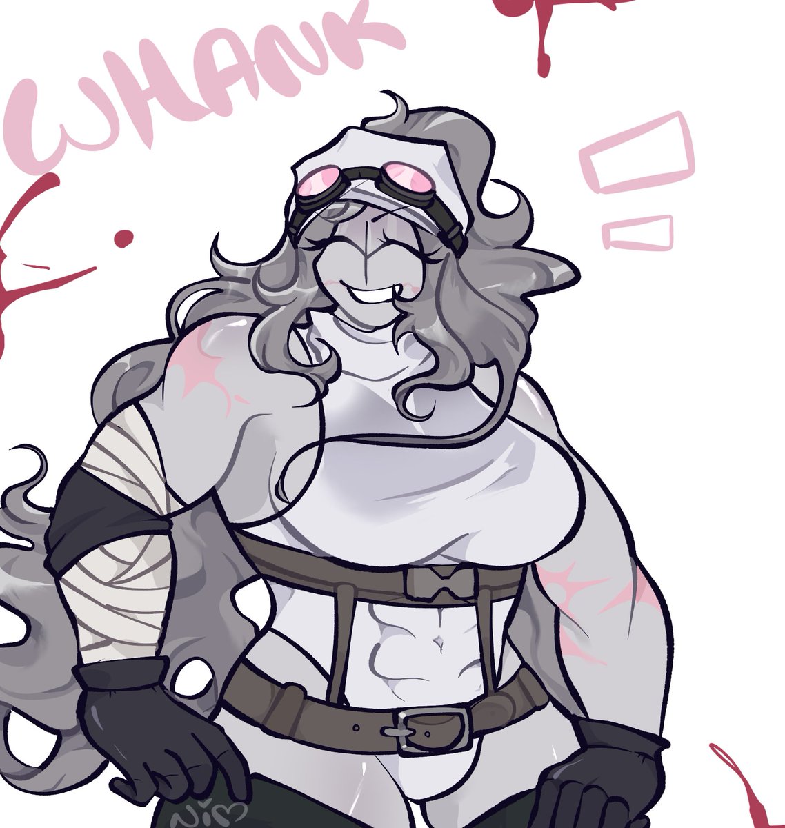 NimMadcom's tweet photo. WHITE HANK!! woo finally finished drawing her! Rlly had fun :]
@piyikuu 

#madnesscombat #madnesscombatartist #madnesscombatwhitehank https://t.co/g7B442Zom3