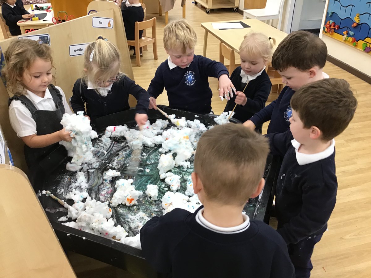 Nursery_BBSM's tweet photo. We have been very busy! This morning we enjoyed rolling conkers to see which number they landed on. This afternoon we have been talking about bonfire safety and created our own fireworks using soap foam and creative materials. #smbbmaths #smbbliteracy #smbbscience #smbbart https://t.co/9dWWzOTXt3