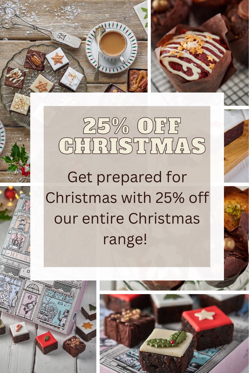 Enjoy 25% off our Christmas range until Saturday!🎄🎉