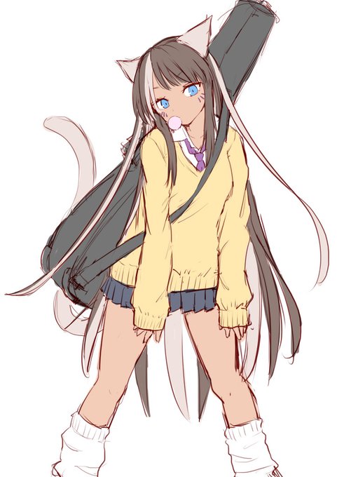 現代バスにゃん・・・

影付ける気力がなかっただす

#式姫お絵かき60分一本勝負 