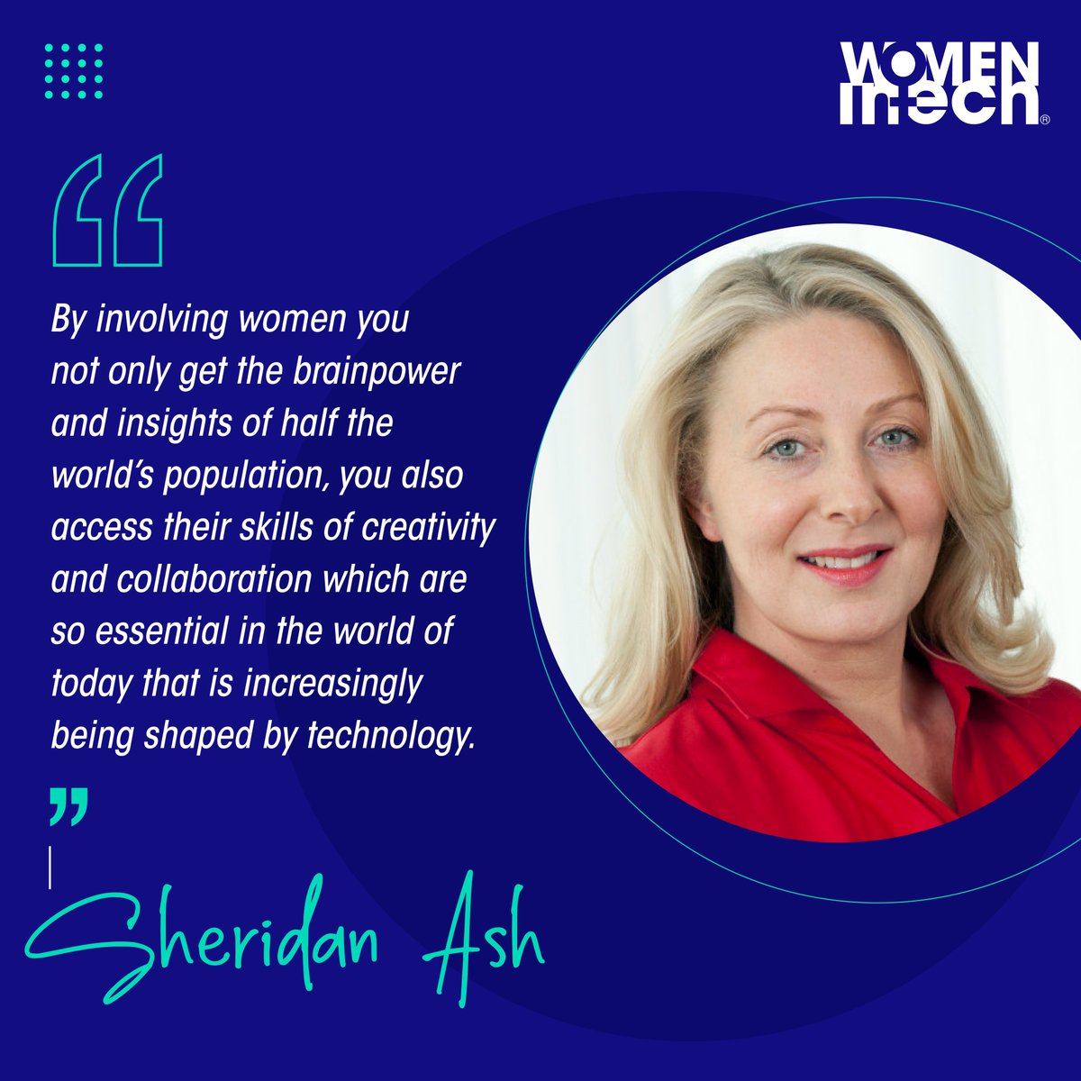 Involving more women in the sector is going to help us all fully experience the fruits of a world that is being shaped by technology ✨

#womenintech #womenempowerment #inclusion