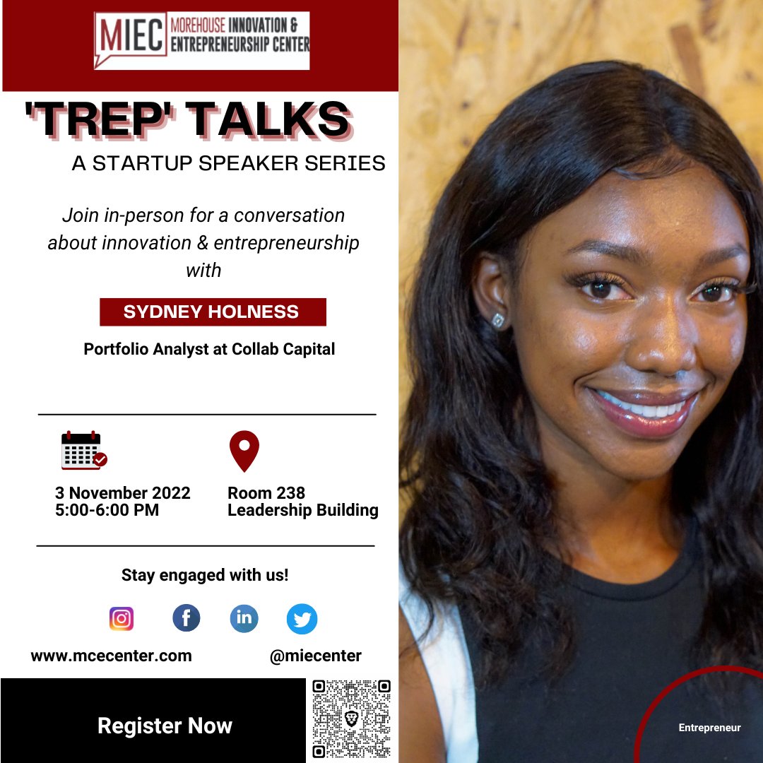 Morehouse Innovation & Entreprenuership Center tweet media