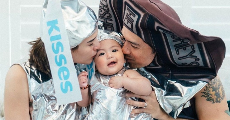 FashionPulis's tweet photo. Insta Scoop: Dennis Trillo, Jennylyn Mercado, Dylan Dress Up as Chocolate for Halloween