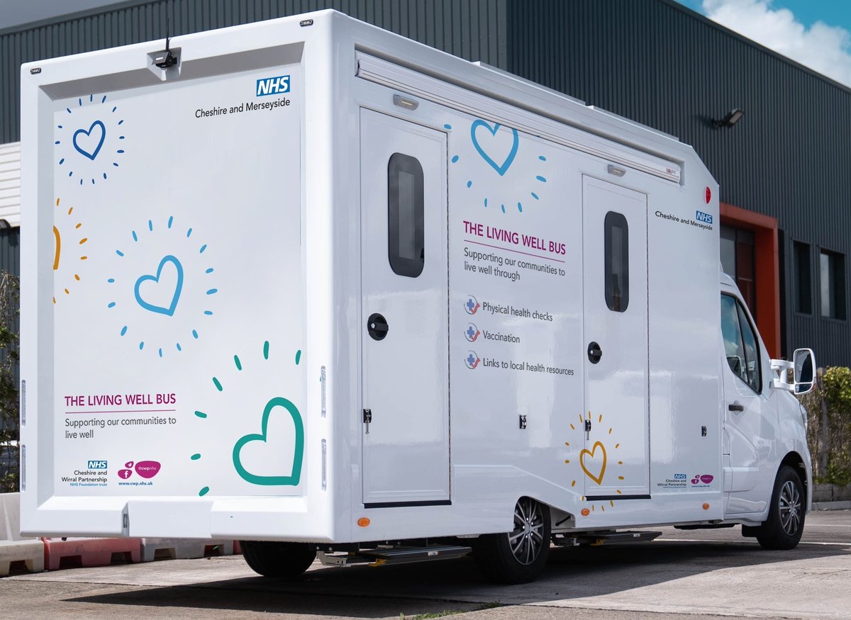 The Living Well bus will be travelling to Fearnhead Community Centre next week. A range of health checks will be available.

📅 Wednesday 9 November

🕥 10.30am – 4pm

Find out more about the bus orlo.uk/llIOy 🚌
