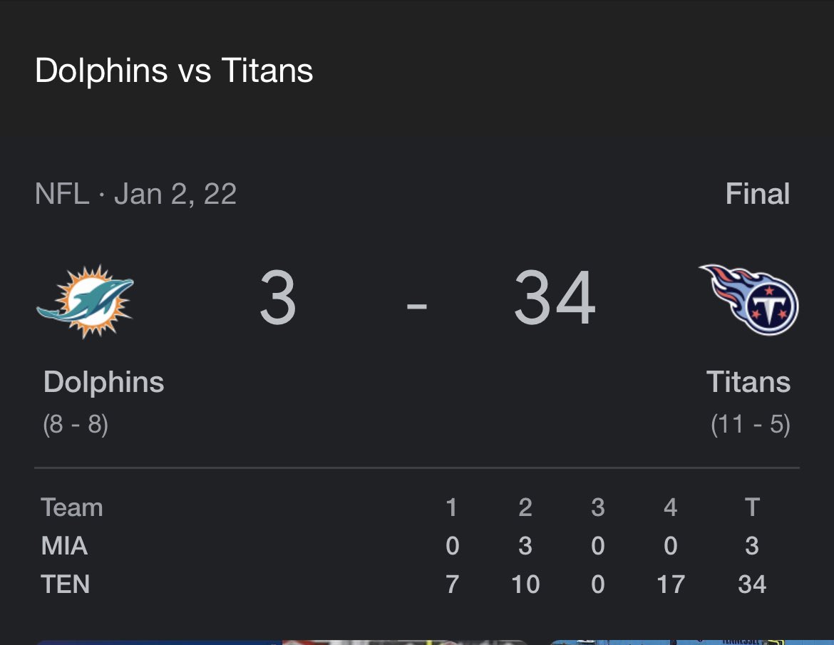 Abdysphere's tweet photo. Can’t help but think the outcome of this game changed the Miami Dolphins franchise for years to come. Without this loss, we make the playoffs, get blown out in the playoffs, keep Flores, trade Tua and continue the path of mediocrity. Thankful for this loss #FinsUp https://t.co/lWhR74u5Hd