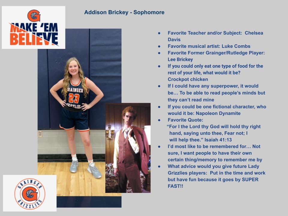 Grainger Lady Grizzlies Basketball tweet media