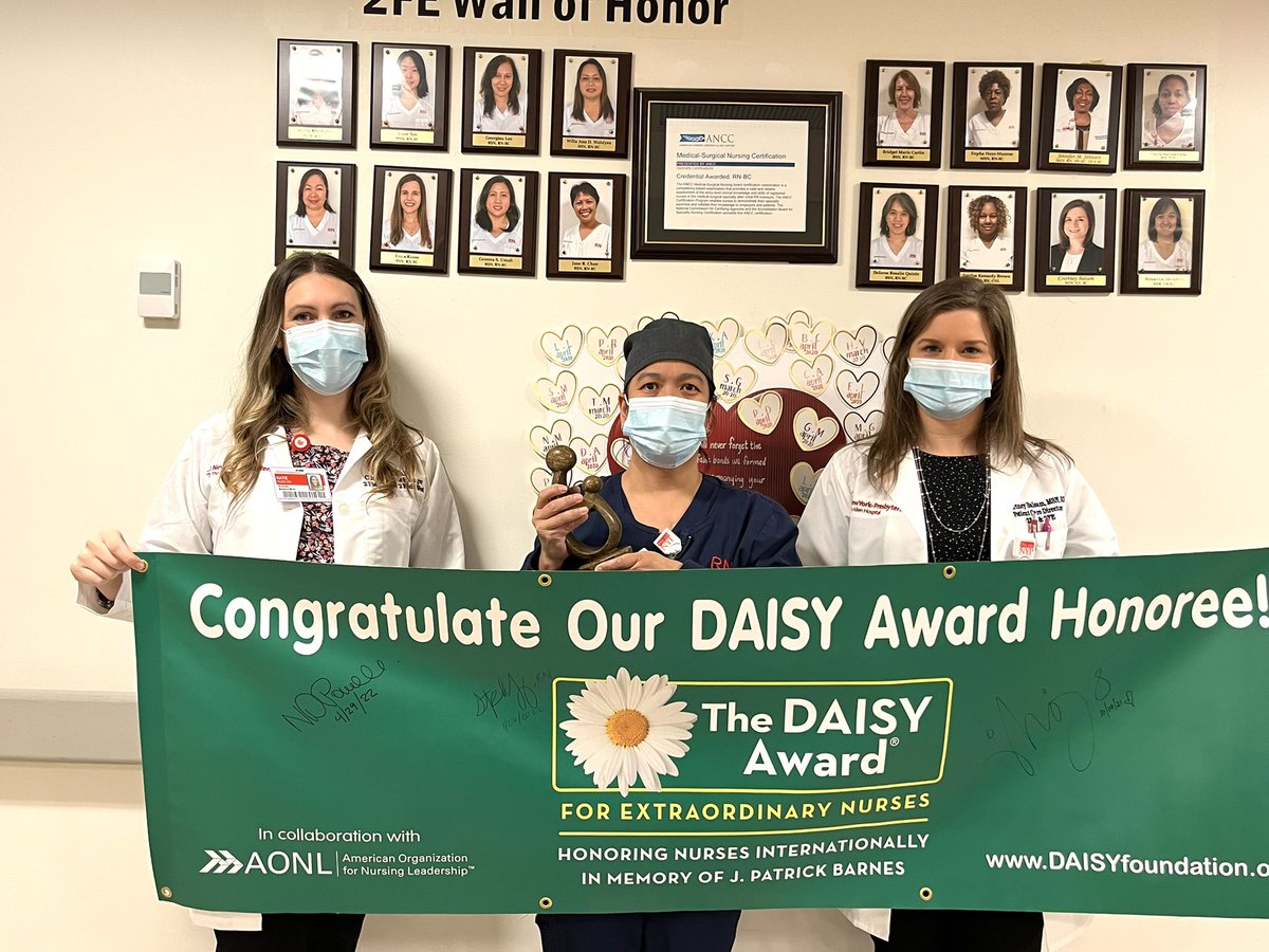 Congratulations to Rosanna Senadrin, BSN,RN-BC of Allen 2 Field East for winning the 2022 Daisy Award! You’re not only an excellent patient advocate but also a nurse advocate. Your team Respects &amp; loves working with you! . <a href="/CPBalsam/">Courtney P. Balsam</a> <a href="/AllinatTheAllen/">AllenHospital</a> <a href="/deehaydsnyc/">Haydee M.</a> <a href="/R4Allen_ACNW/">Allen/ACNW R4 Committee</a>.