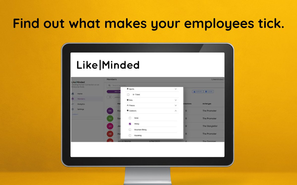 You now have the power to personalize connections on your teams or across the company! 

New custom connection segmentation can match mentors with mentees, new hires, and more.

Want to learn more? Schedule some time to chat about how to connect your team: bit.ly/3FzJtOE