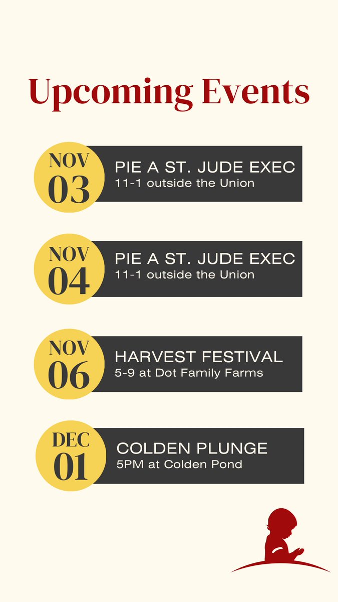 We have some awesome events coming up! Check them out 🤩 <a href="/NWMOSTATE/">Northwest Missouri State University</a>