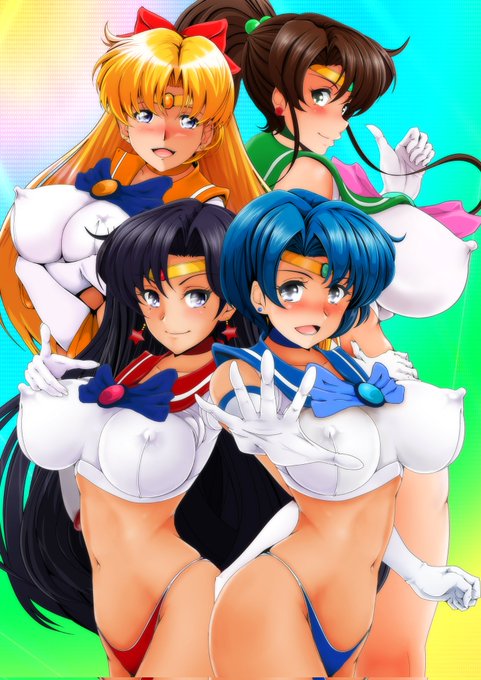 今日も過去絵。
内部系四戦士なりきりブラセットなのぜ。 