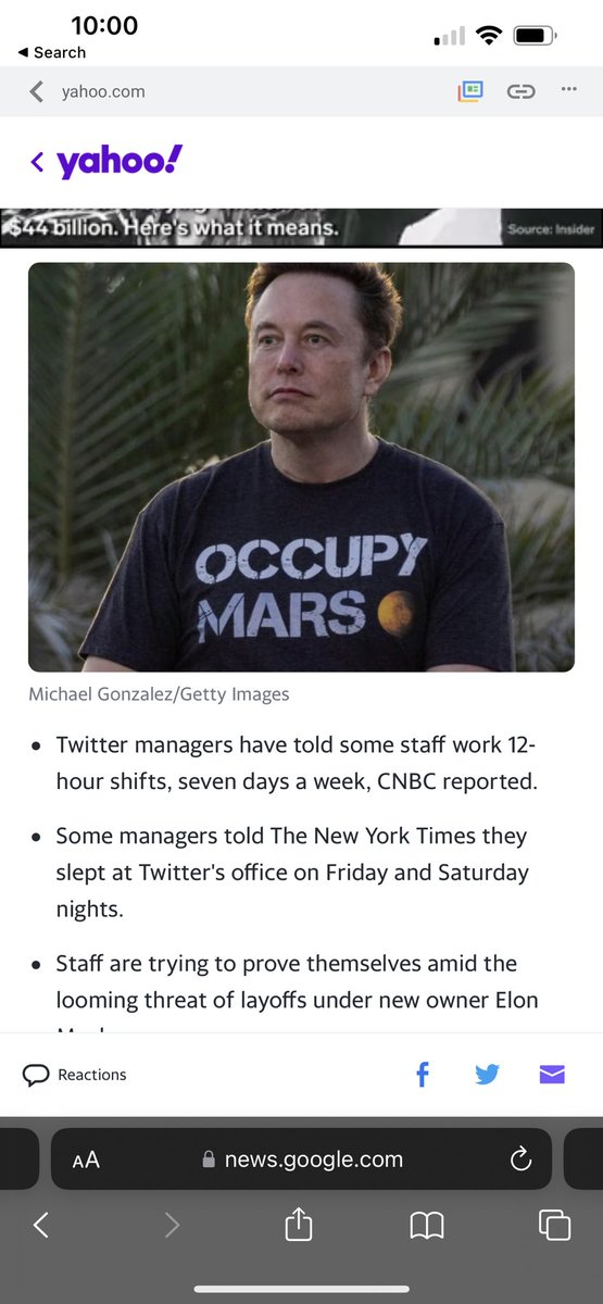 Sounds like a normal day in the hospital for most medical housestaff and fellows with some call. @Twitter <a href="/elonmusk/">Elon Musk</a>
