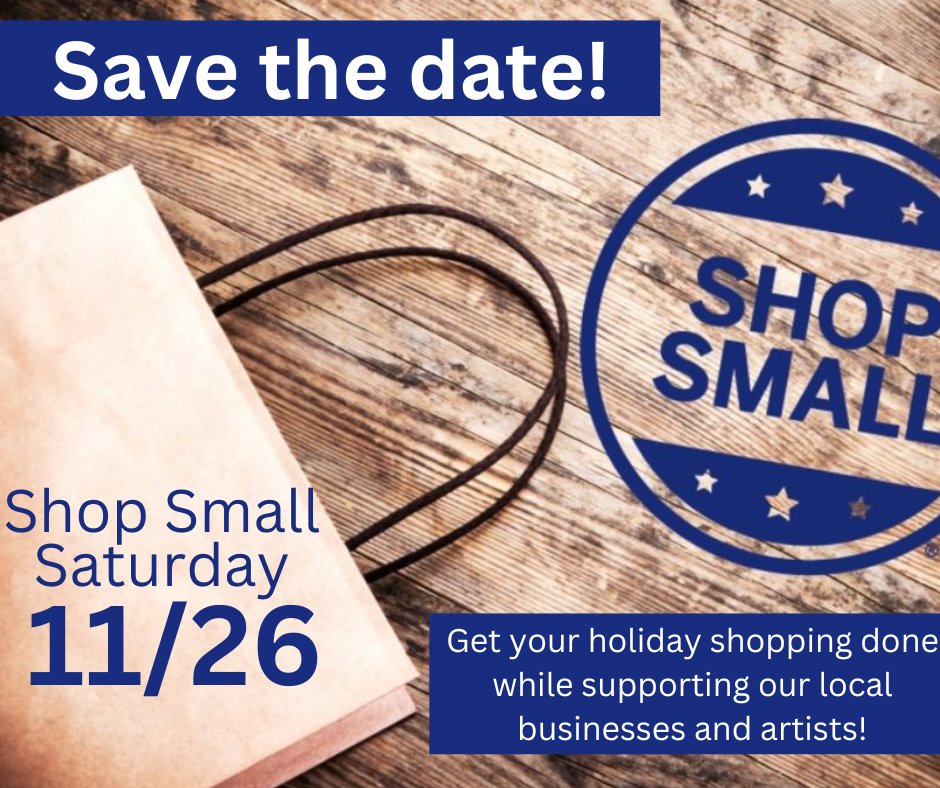 It’s officially November, which means we’re making our way to Shop Small Saturday! We hope you’ll join us in supporting our local businesses throughout the holiday season.