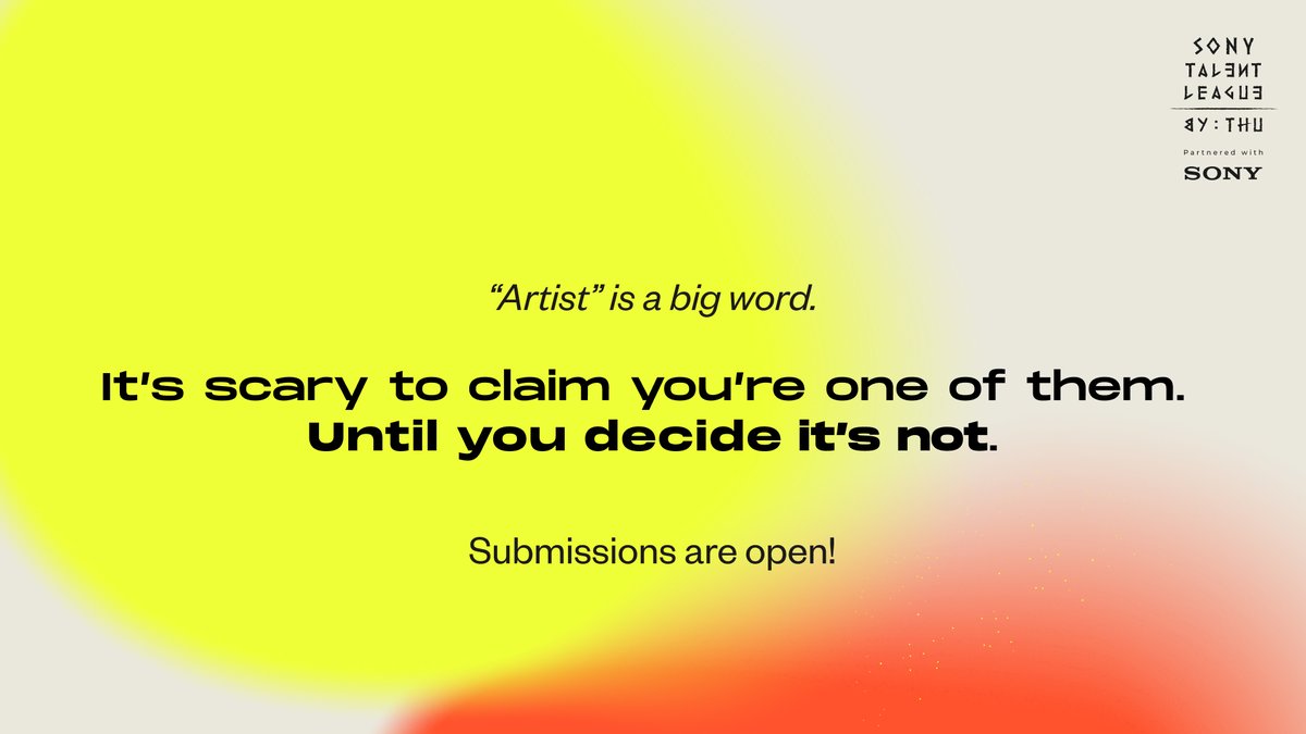 IDEA_ACADEMY's tweet photo. Entries are open for the Sony Talent League contest!

We want to share with you this wonderful initiative by Trojan Horse was a Unicorn, whose philosophy we have always shared and appreciated!

https://t.co/QodYwwbpuQ

#trojanhorsewasaunicorn #THU #sonytalentleague https://t.co/6mOMYvtadZ