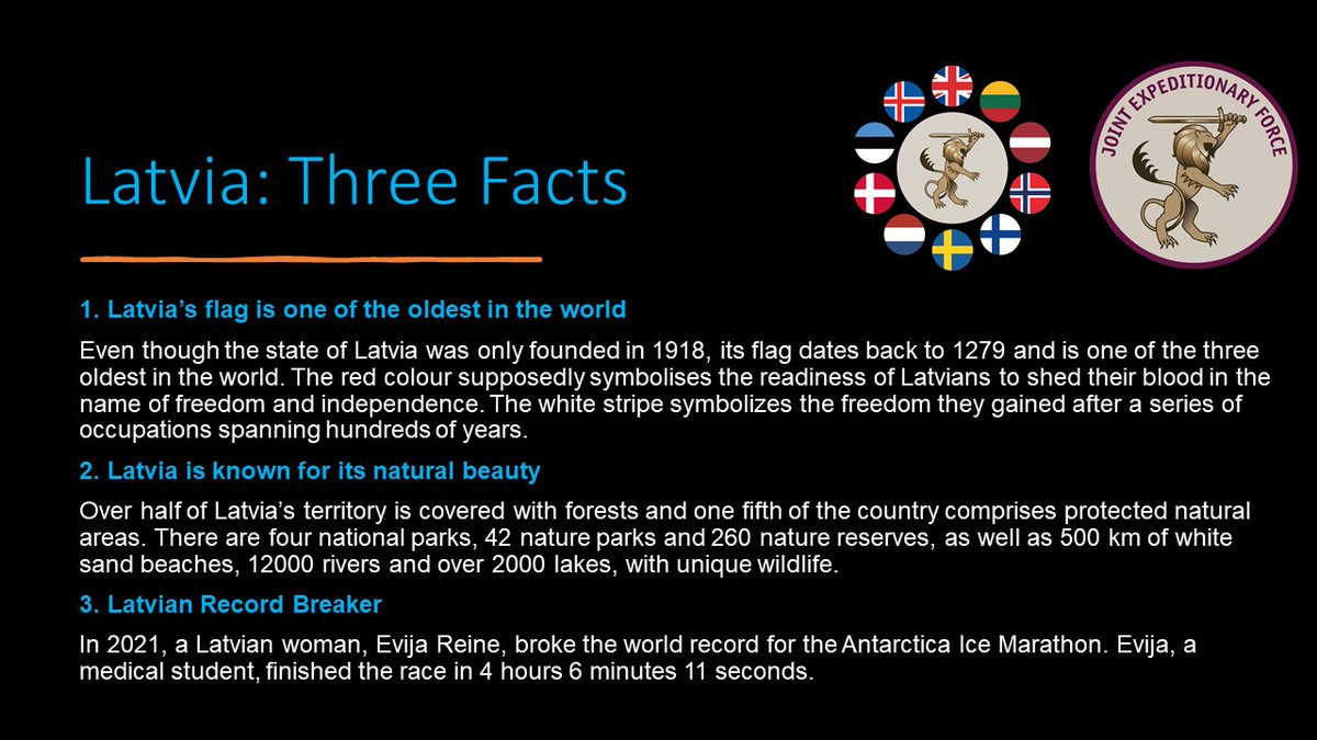 UK’s Standing Joint Force HQ on Twitter: “Latvia 🇱🇻 became a member of