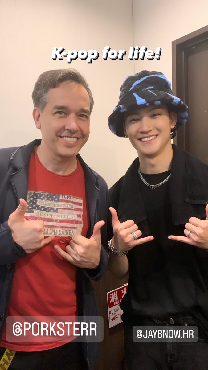 [INSTAGRAM] 221102 American actor Sean Nichols 'K-pop for life!' instagram.com/stories/seanni… #2022JAYBWorldTourinTokyo #JAYBWorldTourinTokyo #JAYB #제이비 @jaybnow_hr