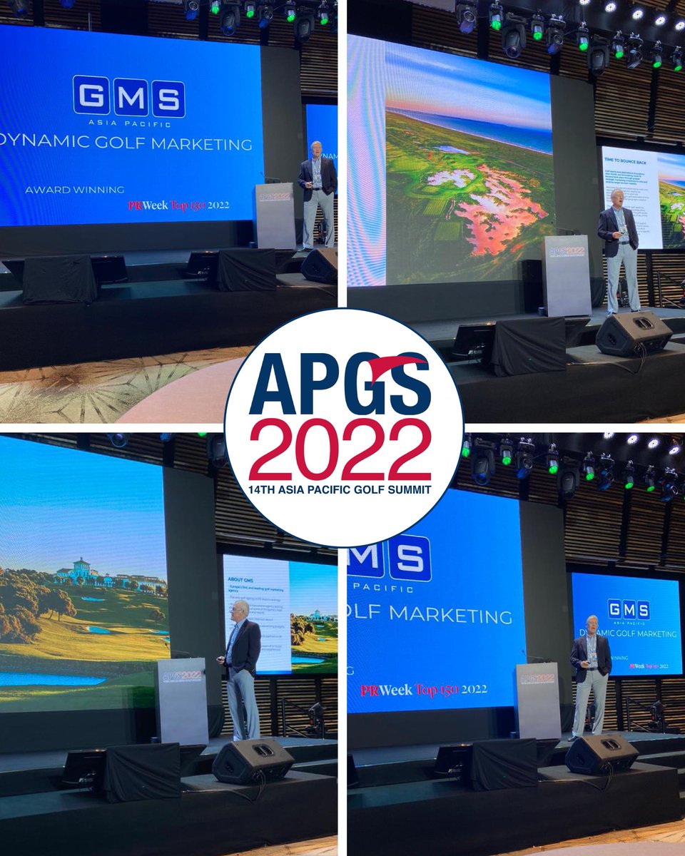 GMSGolf's tweet photo. π Our man leading the way in APAC, Eric Lynge, had the pleasure of speaking at the 14th annual Asia-Pacific Golf Summit, today at Hoiana Resort in Hoi An, Vietnam π»π³ #APGS2022 https://t.co/YlIsmRNpUL