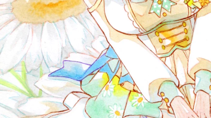 スキャンしました!あとで全体載せますー!スカートの柄がお気に入りです 
