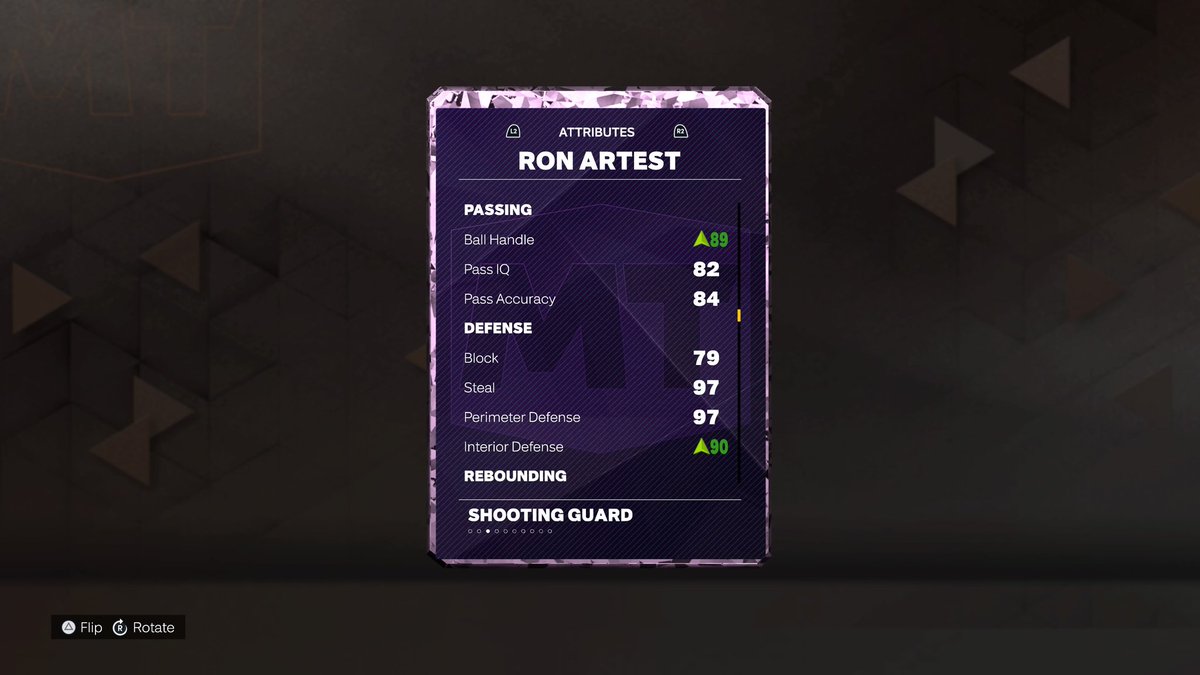 eder94rebollo's tweet photo. Ron Artest PD with 15 HOF + Diamond Shoe to sell in 12 Hours in Play Station

@Jambri2K @Kirpenir23 @DemTV_ @MyTeam_ES
@Floki5000 @DBGyt_
@HenryTheBlasian @itsAGT_2K @ItsShake4ndbake @JD_Crossover @SplashEdition @tjayerrday
@tydebo24 @huerto_fw https://t.co/FaQXx9tl2h