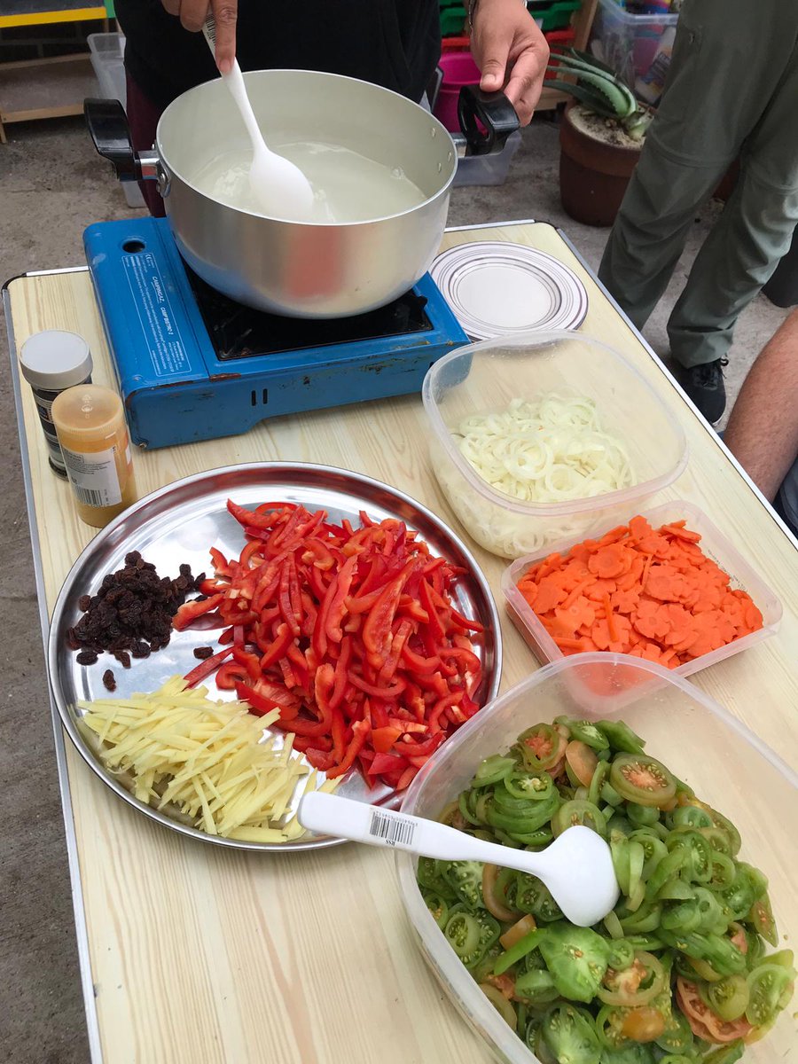 CCA_Camden's tweet photo. Pickle time in our Horticulture hub 🥒
Using produce grown in our community garden and community gardener, Rosel's (pictured below) "special recipe," our Wednesday volunteers have been creating jars of pickles to sell this Winter🫙
#PickleTime #CCA #Produce https://t.co/QrMd7nVM7d