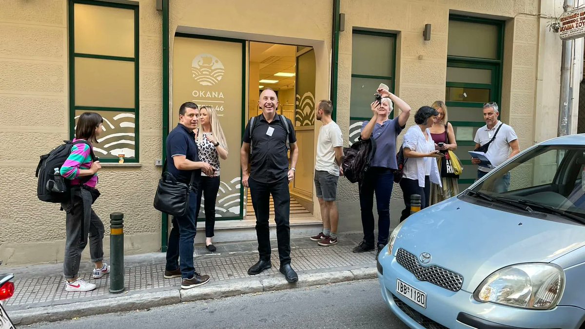 CorrelationNet's tweet photo. Whilst in Athens, we were invited by @OKANA_GR to see inside their drug consumption room. Thank you to Okana for this incredible insight, and for all the amazing work done here! #CEHRNAthens22 #DCR #HRWorks https://t.co/dyVDgwWprO