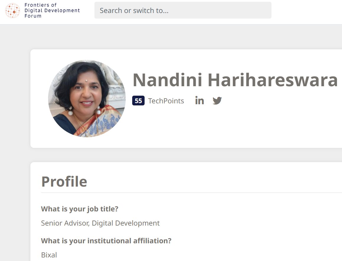 After a very long time I attended a conference in person. Produced by <a href="/TechChange/">TechChange</a> supported by <a href="/USAID_Digital/">USAID Digital</a> <a href="/bixal/">Bixal</a> <a href="/DAIGlobal/">DAI</a> @Chemonics @DIAL_community <a href="/premisedata/">Premise</a> <a href="/Google/">Google</a> <a href="/PalladiumImpact/">Palladium</a> <a href="/SavetheChildren/">Save the Children US</a> Thank you <a href="/ncmart/">Nick Martin</a> great job being a host with the most! it was a blast