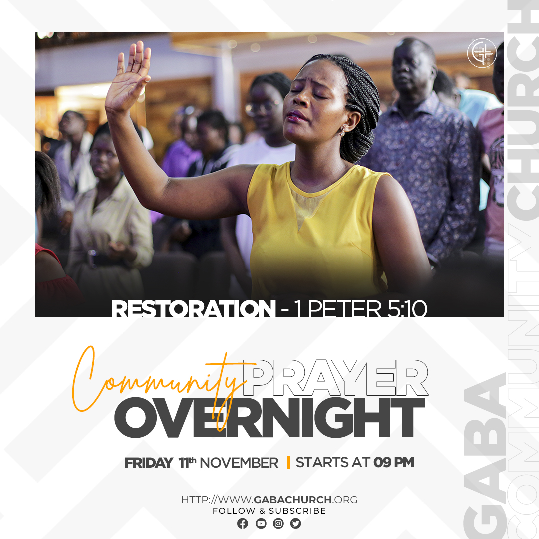 Gaba_Church's tweet photo. Start a new habit. Join us for the community prayer overnight every 2nd Friday of the month. . .
Guaranteed, your life won’t stay the same!

This is the year of being rooted!
.
.
.
#CommunityOvernight #PrayerOvernight #Overnight #GabaChurch #Prayer #BeingRooted #Church https://t.co/tPVoc07QVQ