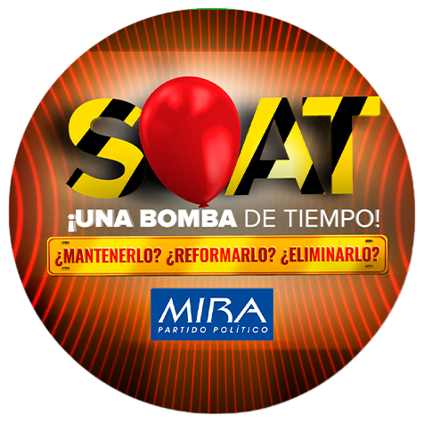 #SOATUnaBombaDeTiempo   el Partido Político MIRA  esta esta trabajando  en el  sondeo para revisar el tema del SOAT para un debate en  el congreso.

Ingresa al sondeo partidomira.com/soat/