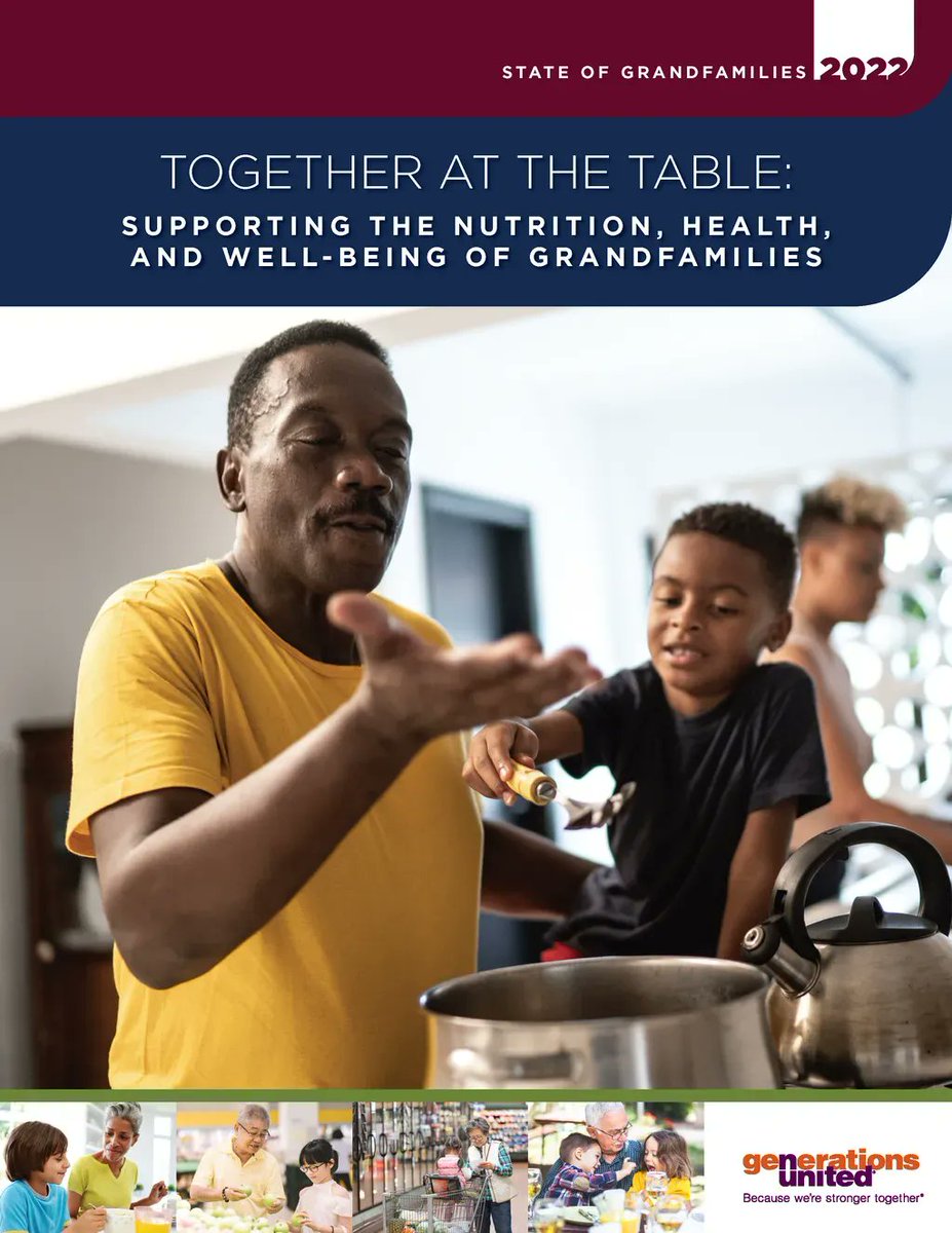 Just released! Our new State of Grandfamilies report reveals the high rates of #hunger and #FoodInsecurity among children in grandparent-headed households. Explore the latest findings, data and proposed solutions to nutrition supports: buff.ly/3NucNs0 #2022Grandfamilies