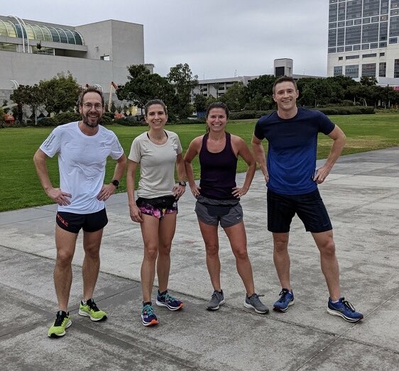 TOS 3-5k(ish) fun run!!! ⁦<a href="/ObesitySociety/">The Obesity Society</a>⁩ with ⁦<a href="/AmberAlhadeff/">AmberAlhadeff</a>⁩ and some international speedy runners