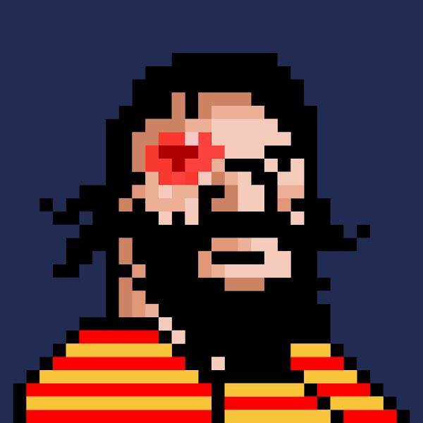 WorldOfFreight's tweet image. Kinda like how Daredevil developed superpowers when a vat of radioactive waste blinded him, this visually impaired Freight Punk developed an immunity to windy weather effects after a sea bird  shat in his eye. 

#NFT #Blockchaingaming #P2E