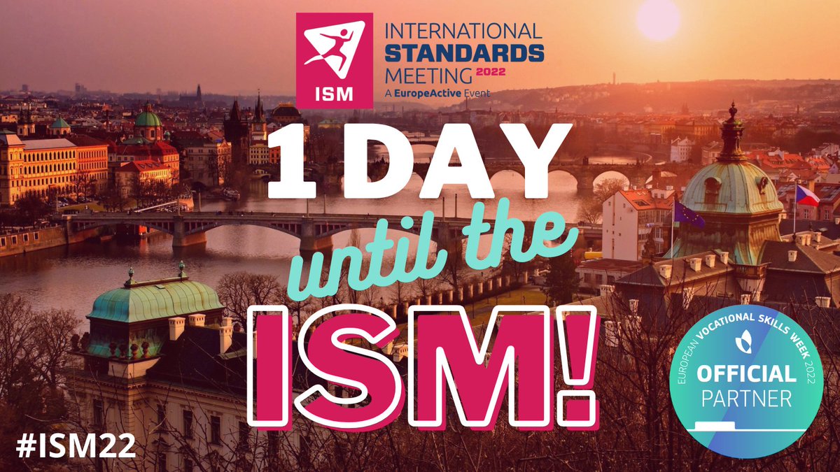 Europe_Active's tweet photo. The #ISM22 starts tomorrow! 🎉🥳

Under the theme of 'Moving forward together through professional Standards', we've got a couple of very exciting days ahead, filled with thought-provoking and informative presentations from some amazing speakers! 👉 https://t.co/YC1MMqyFsl https://t.co/SFcdCrPxN4