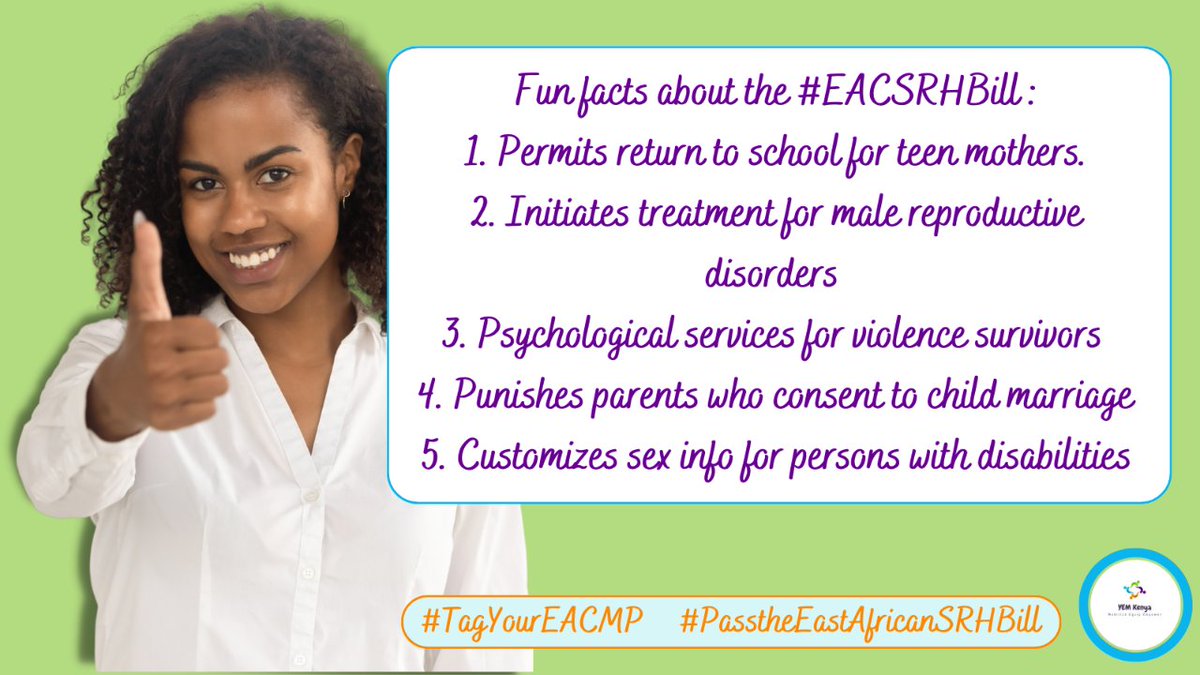 @HDIRwanda @eannaso @cehurduganda @wgnrr_africa @EACPamoja4SRHR @FaithtoActionet @FemnetProg @MSFCburundi @medsar_rwanda @RiwaSouthSudan Did you know that the #EACSRHBill... #PasstheEastAfricanSRHBill #TagYourEACMP