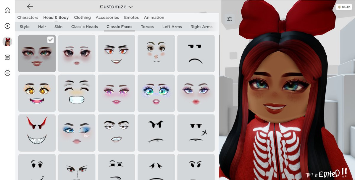 Roblox UGC faces are here? Well kind of 