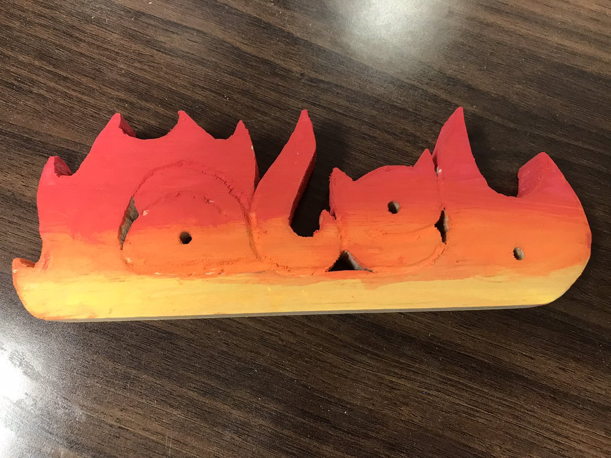 Check out this fire nameplate. It’s lit 🔥. <a href="/HumbleISD_CTE/">Humble ISD CTE</a> <a href="/HumbleISD_WMS/">Woodcreek Middle</a>