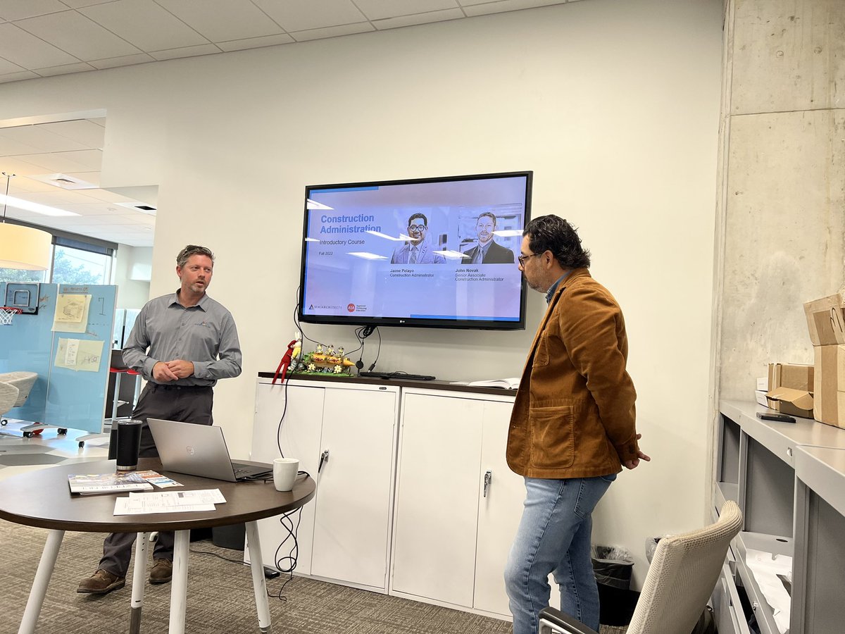 Kicking off VLK Continuing Ed this morning in our San Antonio office! It’s going to be a great day! <a href="/VLKArchitects/">VLK</a>