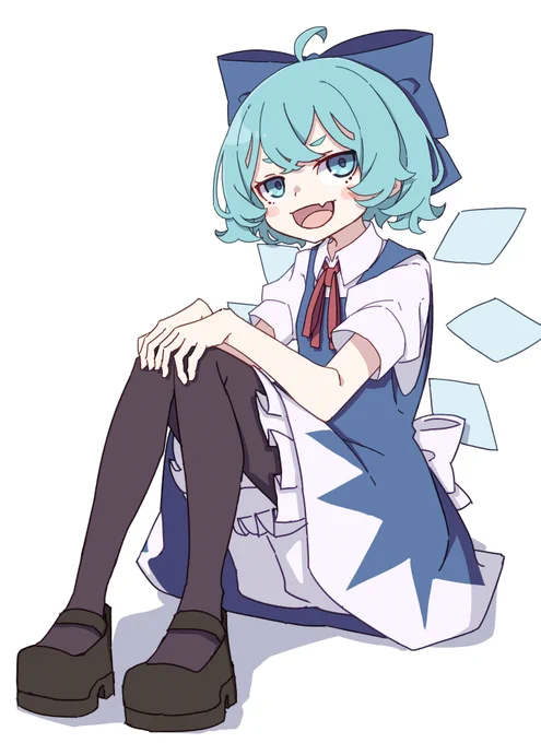 #深夜の真剣お絵描き60分一本勝負 チルノ 