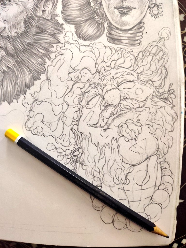 allVishal's tweet photo. Ran out of 2mm leads so I switched to this Apsara Matt Magic that's been sitting around for years.
#sketchbook #ShapeShipfta https://t.co/aQwPGuW1Mb