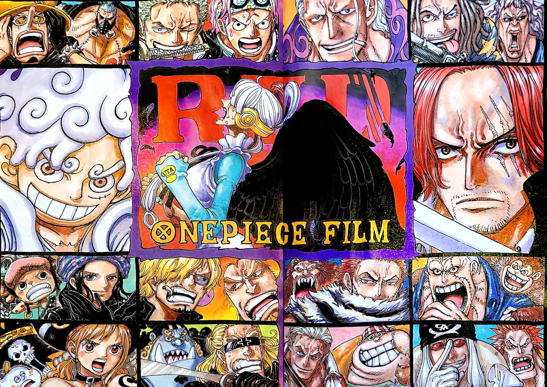 ⚡️ Soulstorm ⚡️ on X: #ONEPIECE1065 One Piece Chapter 1065 Color Spread  for Film RED  / X