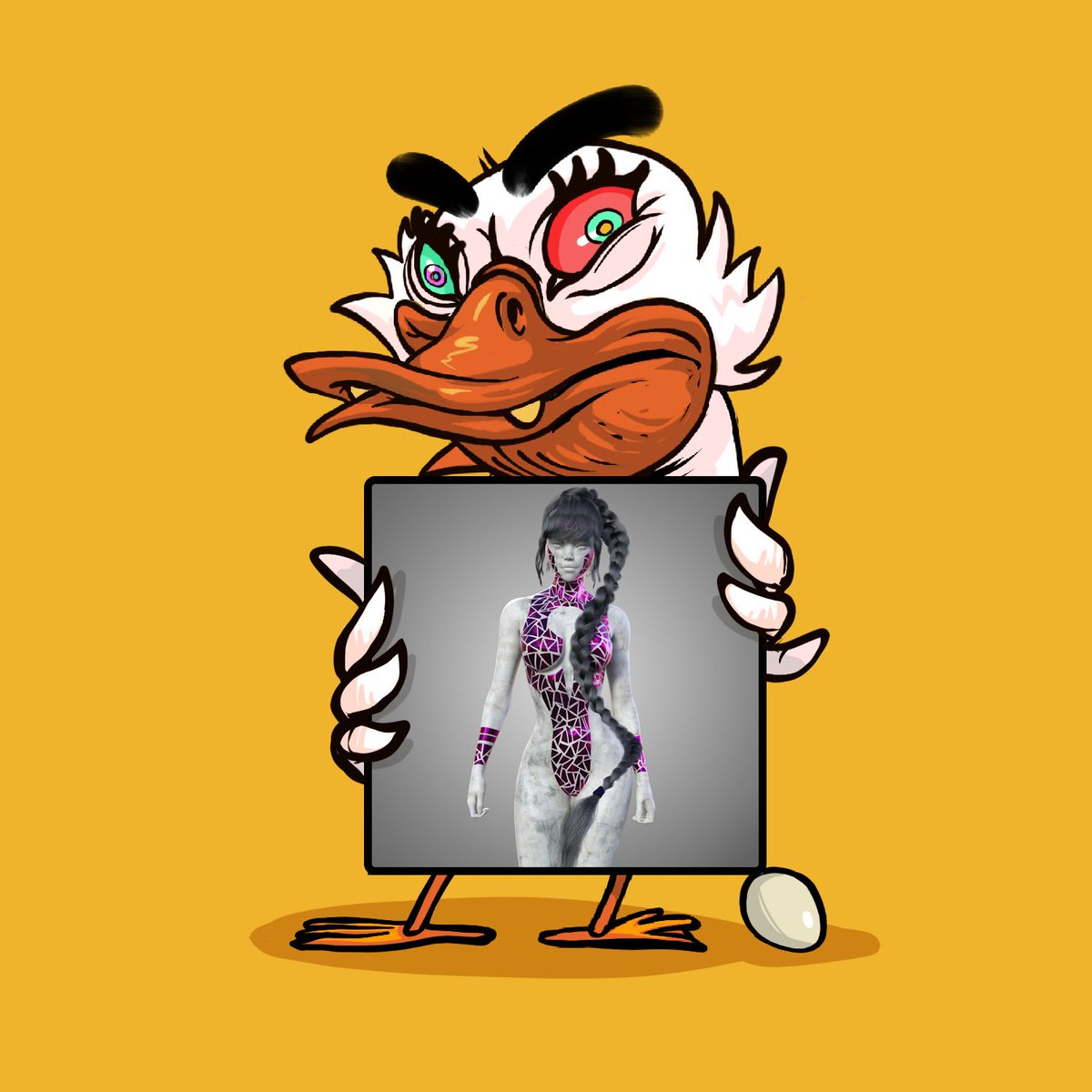 Todays mystery egg NFT is a Dragon Molly from the <a href="/mollynft_/">MollyNFT</a> ecosystem 😱 Go get cracking those eggs 🐣

50k tokens to one lucky duck🦆
1️⃣Like &amp; retweet
2️⃣Tag three friends
3️⃣Comment Eth address

#uglyduckwtf #duckarmy #NFTartwork #NFTCommunity #NFTs