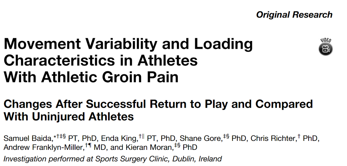 ShaneGore88's tweet photo. Check out the most recent publication from @Sam_Baida investigating movement variability and loading in #AthleticGroinPain published in @OJSM_SportsMed #biomechanics #rehabilitation #OpenAccess 👉https://t.co/3BveYPwVzc https://t.co/E74IRkd60l