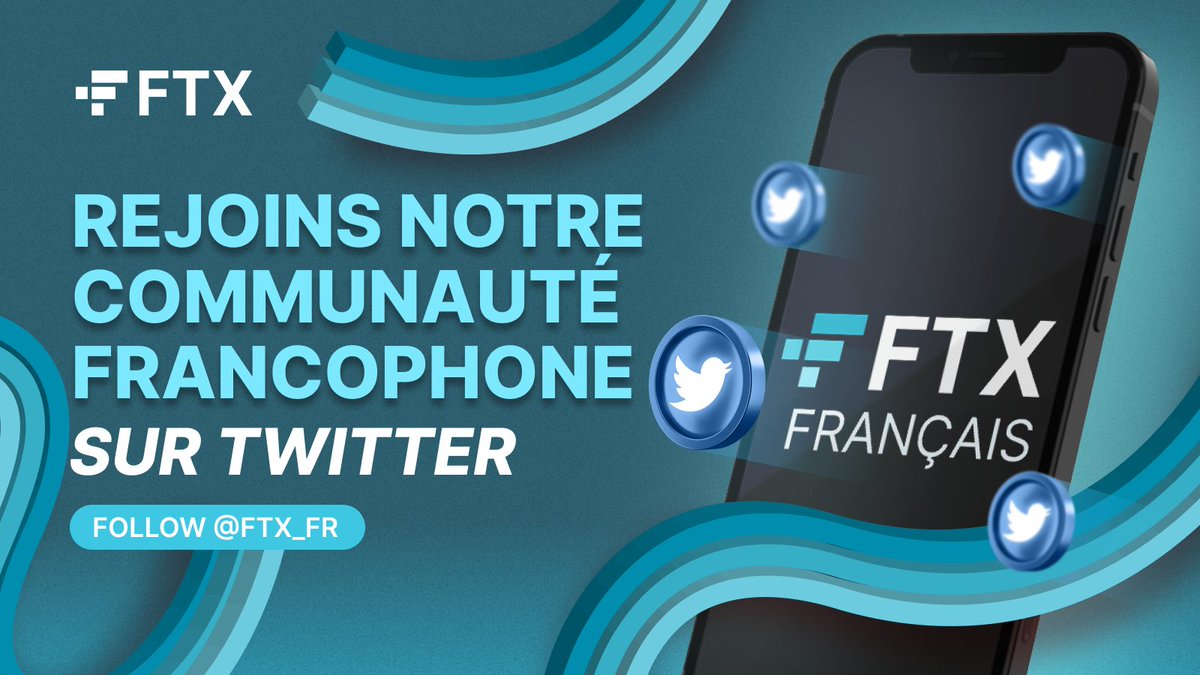 Avis à la communauté crypto francophone, 
FTX lance FTX en Français ! 🇫🇷

Follow FTX_FR pour suivre toutes nos actualités en avant-première et bien plus encore...🎁