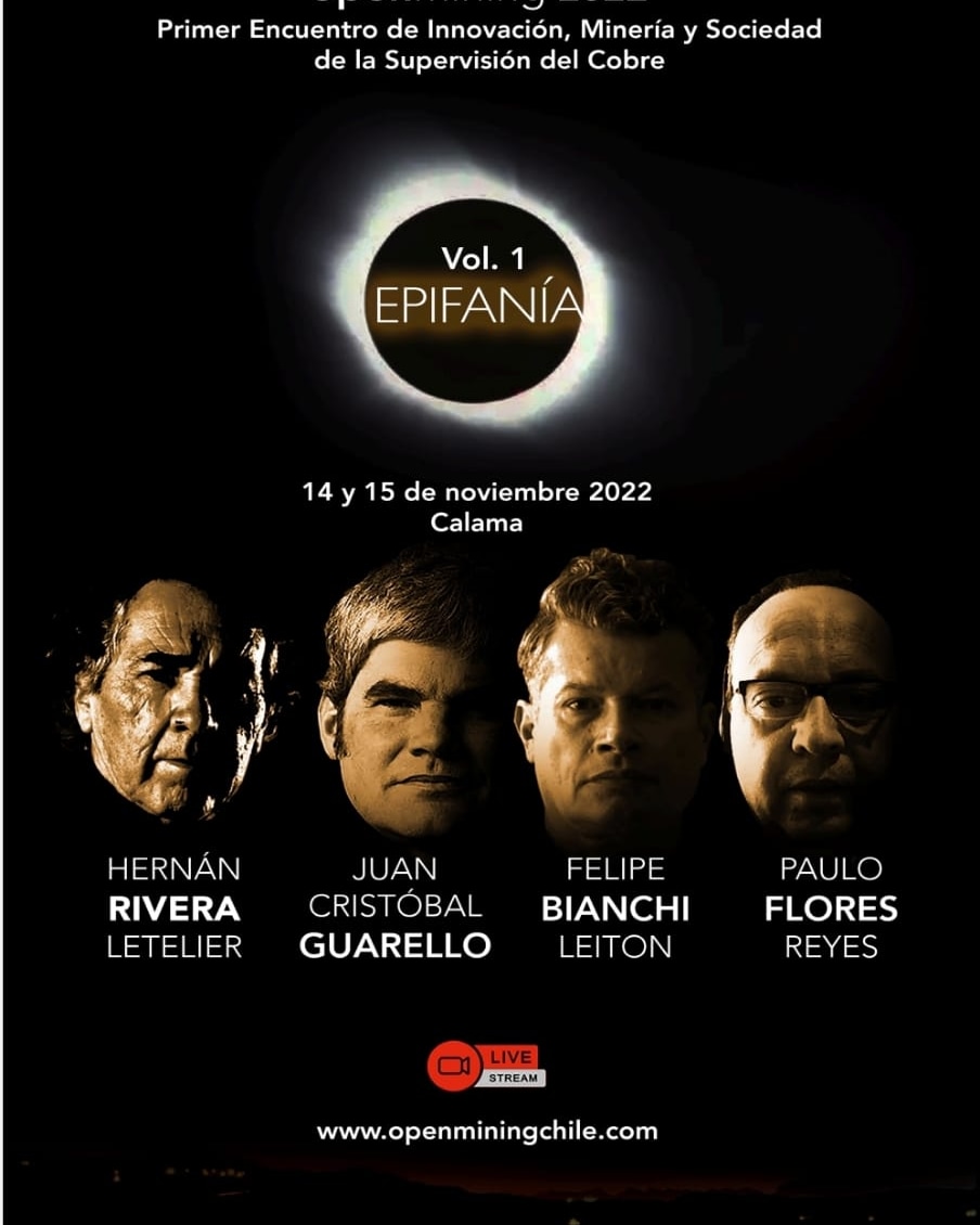 nibaldor1's tweet image. El 14 y 15 de noviembre, se viene Open Mining en Calama, presencial y vía streaming, adquiere tu entrada en welcu.com/cognition/cong…